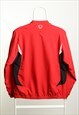 VINTAGE NIKE SPORTSWEAR SHELL LOGO JACKET RED BLACK M