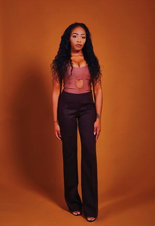 LONG PLEATED TROUSERS