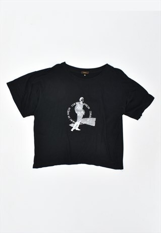 VINTAGE 90'S T-SHIRT TOP BLACK