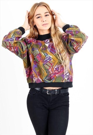 VINTAGE PATTERNED SWEATSHIRT SW50