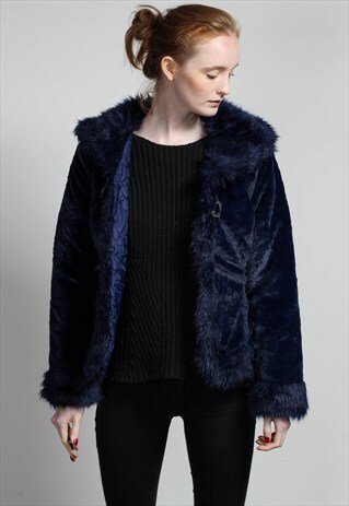 VINTAGE FAUX FUR JACKET