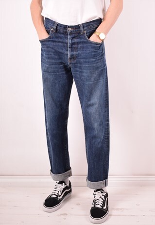CALVIN KLEIN MENS VINTAGE JEANS W32 L31 BLUE 90S