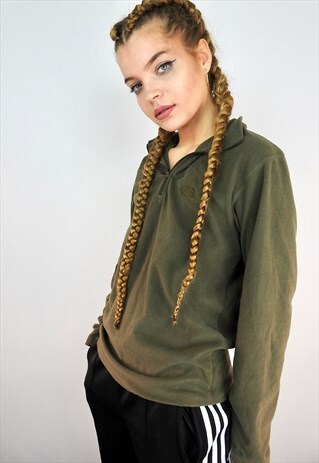 90'S VINTAGE NORTH FACE ARMY FLEECE JUMPER