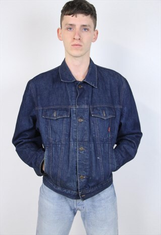 VINTAGE 90S DARK DENIM JACKET