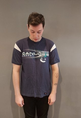 canucks t shirt vintage