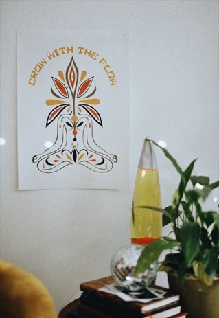 GROW WITH THE FLOW POSTER