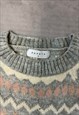 ABSTRACT KNITTED JUMPER PATTERNED KNIT SWEATER