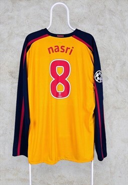 Arsenal Football Shirt 2008-2009 Away Nasri Champions League