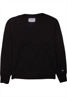 Vintage 90's Champion Sweatshirt Heavyweight Crew Neck Black