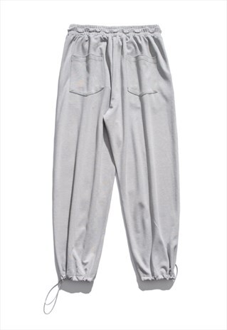 STRAIGHT LOOSE WIDE-LEG CASUAL TROUSERS
