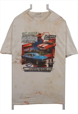 Vintage 90's Gildan T Shirt NASCAR Short Sleeve Crewneck