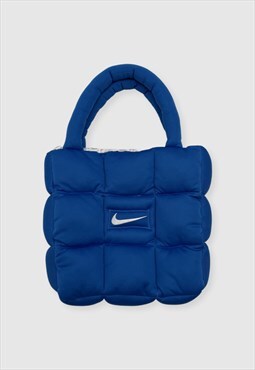 Reworked Boss Up Puffer Bag Blue