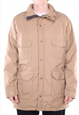 Vintage Woolrich - Beige Winter Zipped Parka Jacket - Large