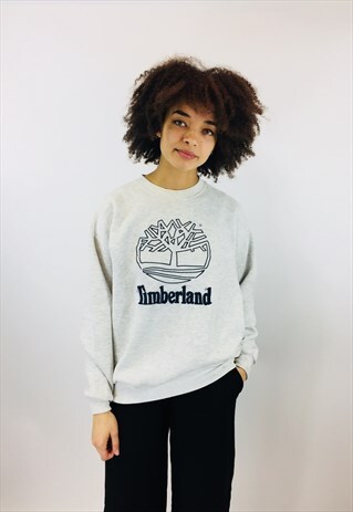 VINTAGE TIMBERLAND EMBROIDERED SWEATSHIRT