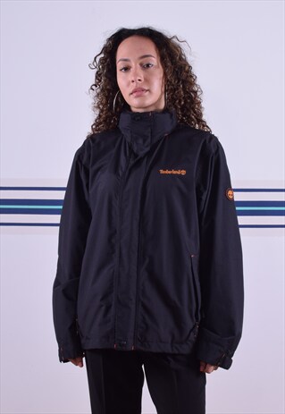BLACK TIMBERLAND COAT