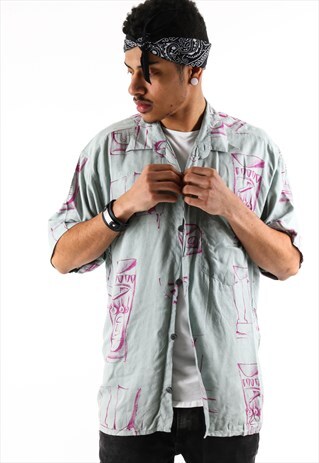 VINTAGE PATTERNED SHIRT PSAW369D