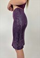 VINTAGE 90S MIDI SKIRT WITH SEQUINS