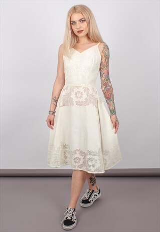 VINTAGE FESTIVAL LINEN DRESS ASM2470