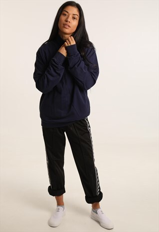 VINTAGE POLO RALPH LAUREN EMBROIDERED 1/4 ZIP SWEATSHIRT