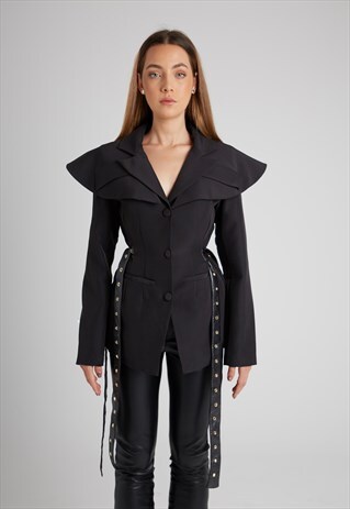 SIDE TIE BLAZER