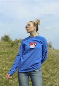 'Wear Your Mask' Long Sleeved T-Shirt BLUE
