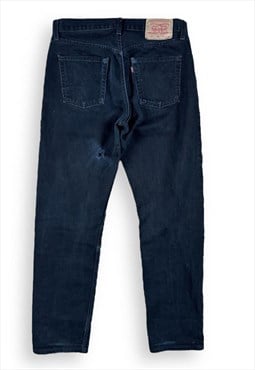 Vintage Levi's 521 Jeans Black Regular Straight Mens W32 L34