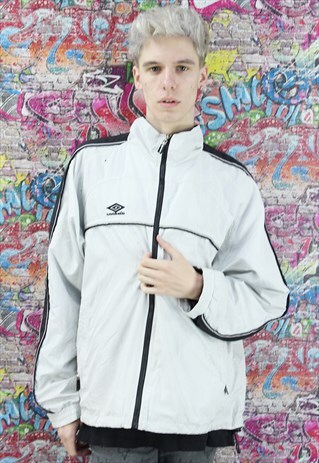 VINTAGE UMBRO SHELL JACKET / WINDBREAKER. BRANDED SPORTSWEAR