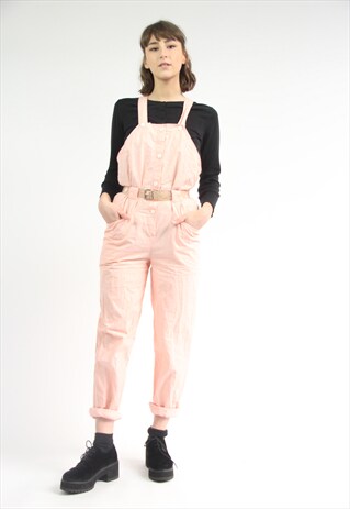 VINTAGE PINK DUNGAREES