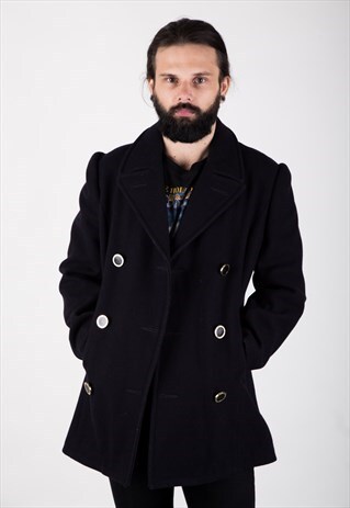 VINTAGE FENISSIME (FENDI) DOUBLE BREASTED COAT
