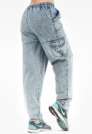 ACID WASH JEANS VINTAGE BAGGY