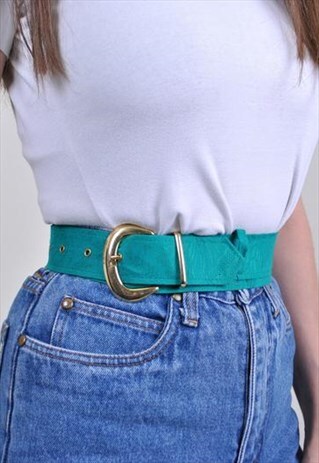 GREEN PLUS SIZE BELT, SUIT BELT, FORMAL ACCESSORIES