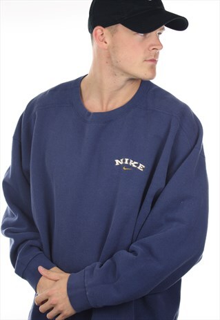 VINTAGE 90S NIKE SMALL LOGO SWEATSHIRT JUMPER