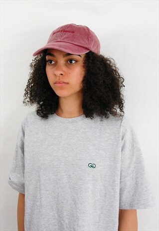 G&G UNISEX WRITING WASHED RED CAP
