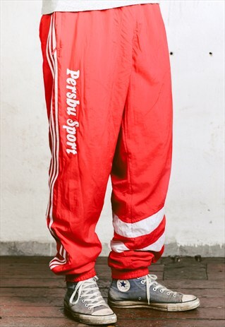 VINTAGE ADIDAS TRACKSUIT BOTTOMS JOGGERS