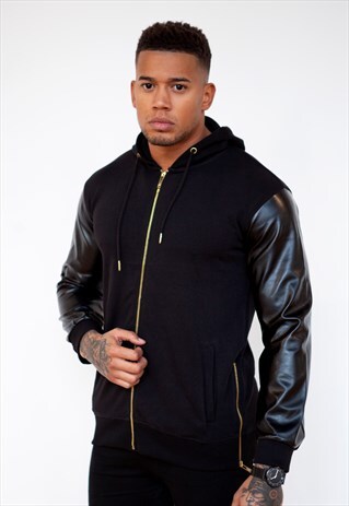 STAR GOLD ZIP HOODY