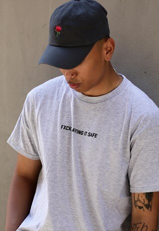 ROSE ABOVE STRAPBACK CHARCOAL DAD CAP