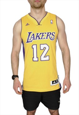  Adidas NBA LA Lakers 12 Dwight Howard Jersey Size Small