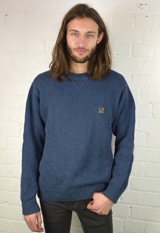 VINTAGE 90'S TOMMY HILFIGER KNIT JUMPER