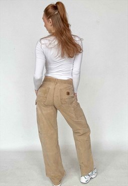 Vintage Carhartt Carpenter Pants Women's Beige
