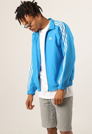 VINTAGE ADIDAS LIGHTWEIGHT WINDBREAKER FESTIVAL JACKET