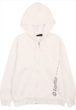 LOTTO 90's Full Zip Up Hoodie Large (missing sizing label) W