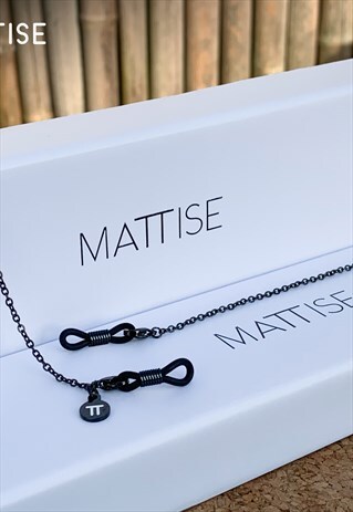 BLACK SUNGLASSES CHAIN BASIC