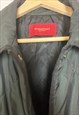 GREEN WATERPROOF VINTAGE BURBERRY JACKET. SIZE M