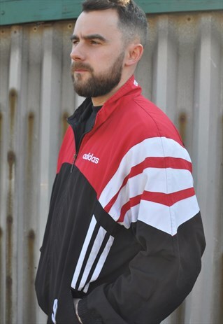 VINTAGE 90'S ADIDAS SPORTS WINDBREAKER JACKET
