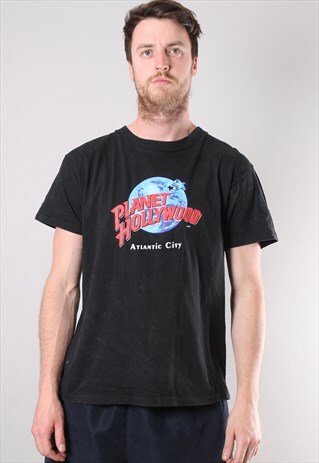 VINTAGE PLANET HOLLYWOOD ATLANTIC CITY T-SHIRT LARGE