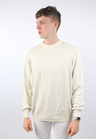 VINTAGE CHRISTIAN DIOR CREAM JUMPER
