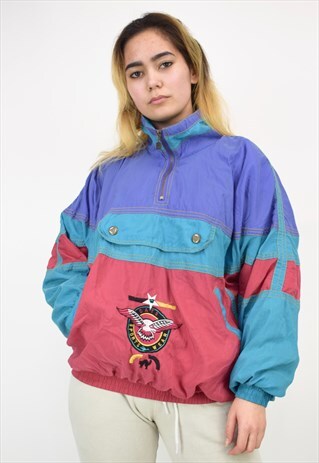 VINTAGE 90'S 1/4 ZIP FESTIVAL JACKET