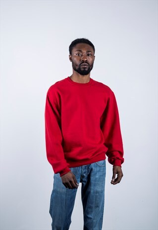 VINTAGE 1990S RED SWEATER