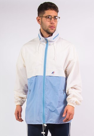 90'S K-WAY WATERPROOF JACKET FESTIVAL CAGOULE
