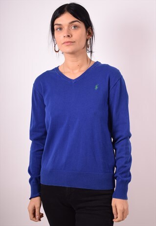 POLO RALPH LAUREN WOMENS VINTAGE JUMPER SWEATER LARGE 90S